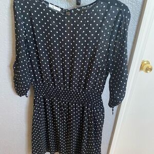 Black Polka Dot Dress